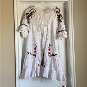 Free people white float dress